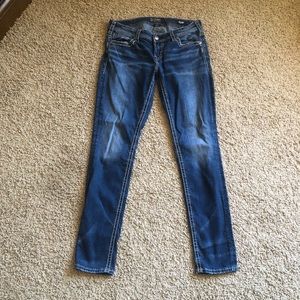 Silver Aiko Skinny Jean